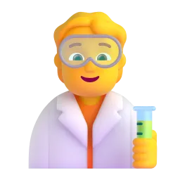 Scientist Fluent 3D emoji