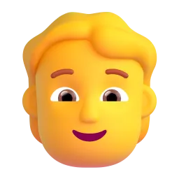 Person Fluent 3D emoji