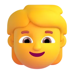 بچہ Fluent 3D emoji