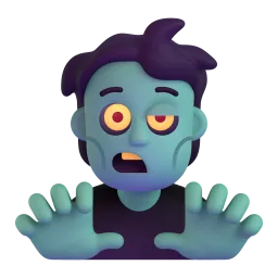 Zombie Fluent 3D emoji