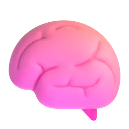 Brain Fluent 3D emoji