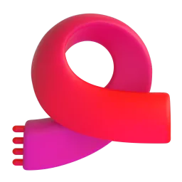 স্কার্ফ Fluent 3D emoji