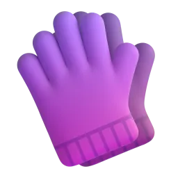 Gloves Fluent 3D emoji