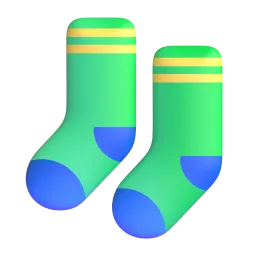 Socks Fluent 3D emoji