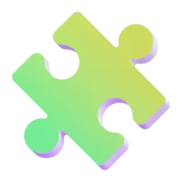 Puzzle piece Fluent 3D emoji
