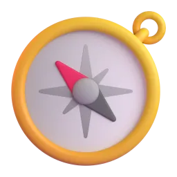 Compass Fluent 3D emoji