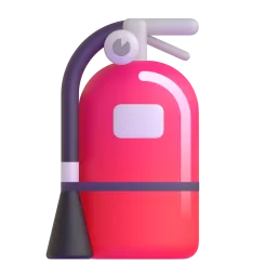 Fire extinguisher Fluent 3D emoji