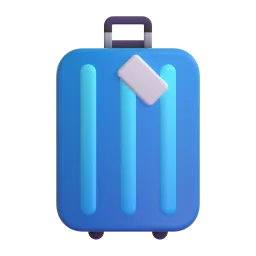 حقيبة سفر Fluent 3D emoji