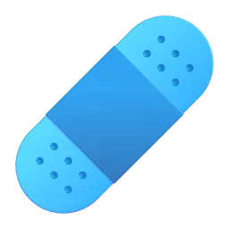 Adhesive Bandage Fluent 3D emoji