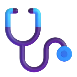 Stethoscope Fluent 3D emoji