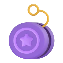 Yo-yo Fluent 3D emoji