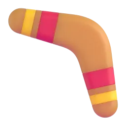 Boomerang Fluent 3D emoji