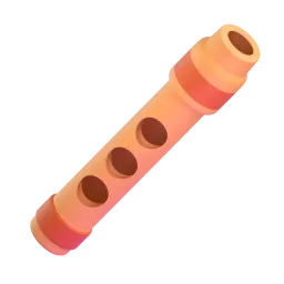 Flute Fluent 3D emoji
