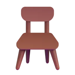 Chair Fluent 3D emoji