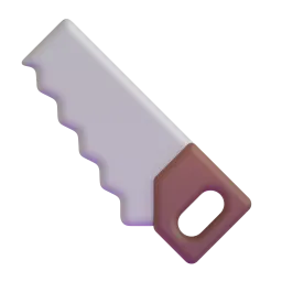 Carpentry saw Fluent 3D emoji
