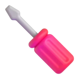 Screwdriver Fluent 3D emoji