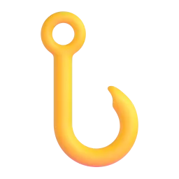 Hook Fluent 3D emoji