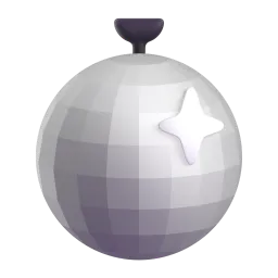 Mirror ball Fluent 3D emoji