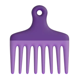 Hair pick Fluent 3D emoji