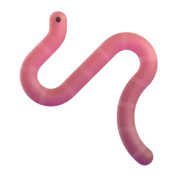 Cacing Fluent 3D emoji