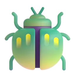 Beetle Fluent 3D emoji