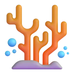 Coral Fluent 3D emoji