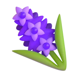 Hyacinth Fluent 3D emoji