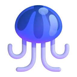 Jellyfish Fluent 3D emoji