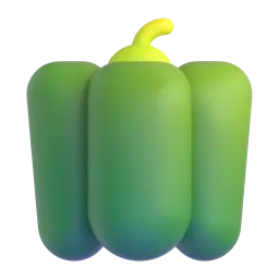 Bell pepper Fluent 3D emoji
