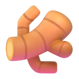 Ginger root Fluent 3D emoji