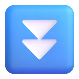 Fast down button Fluent 3D emoji