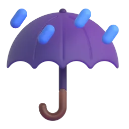 Umbrella Fluent 3D emoji