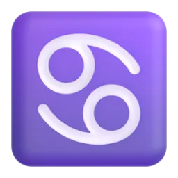 Cự Giải Fluent 3D emoji