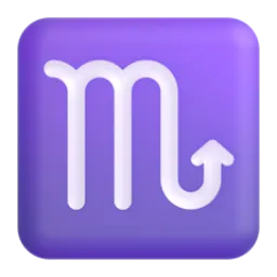 Scorpio Fluent 3D emoji