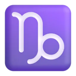 Capricorn Fluent 3D emoji