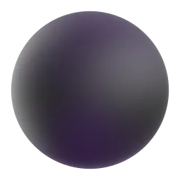 Black circle Fluent 3D emoji