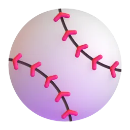 Baseball Fluent 3D emoji