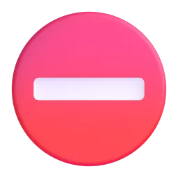 No entry Fluent 3D emoji