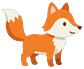 Fox (side view, facing right)