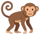 Monkey (side view, facing right)