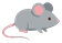 Mouse (side view, facing right)