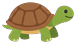 Turtle (side view, facing right)