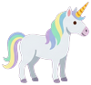Unicorn (side view, facing right)