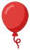 Balloon, red