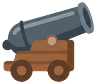 Cannon, aiming right