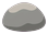 Grey stone in the water