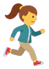 Heroine running (facing right)