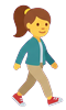 Heroine walking (facing right)