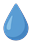 Blue raindrop