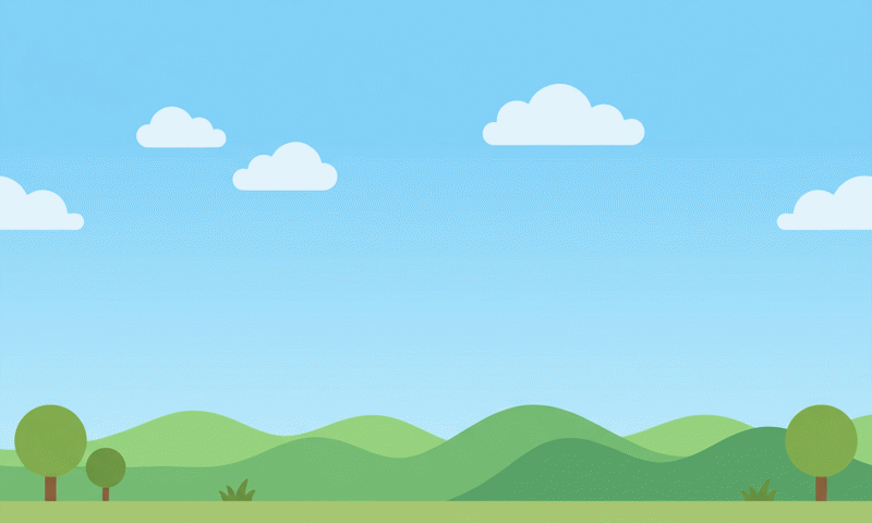 Background: daytime sky with hills (800x480)